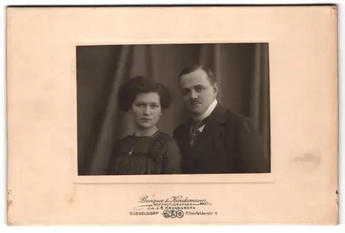 Fotografie Benque & Kindermann, Düsseldorf, Elberfelderstr. 4, Elegantes Paarporträt