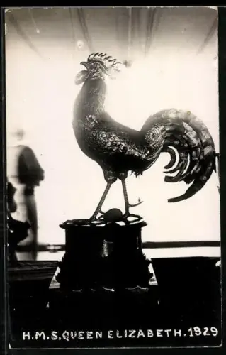 Foto-AK H.M.S. Queen Elizabeth 1929