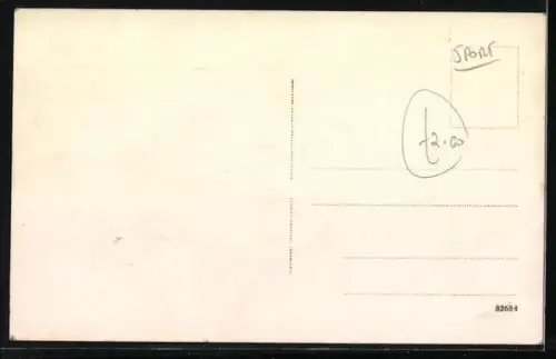 Foto-AK Reiterin beim Überspringen einer Hürde