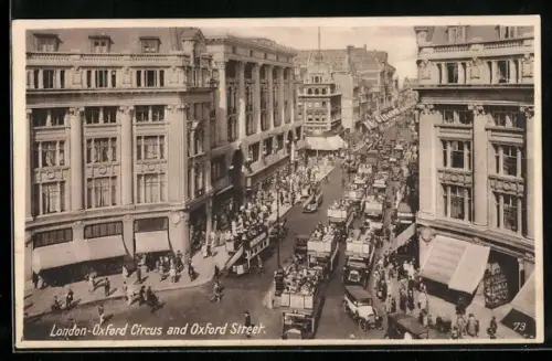 AK London, Oxford Circus and Oxford Street