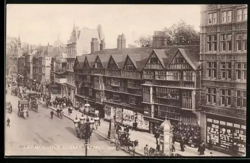AK London, Holborn, Staple Inn, Old Houses