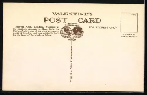 AK London, Marble Arch