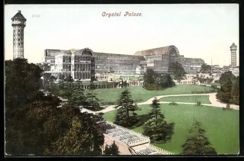 AK London, Crystal Palace, Gardens