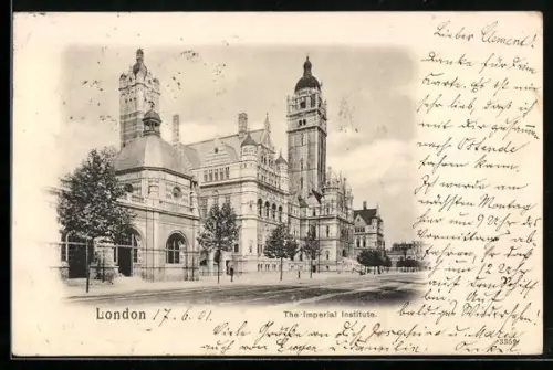 AK London, The Imperial Institute