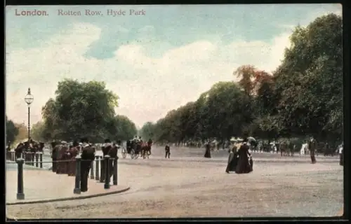 AK London, Rotten Row, Hyde Park