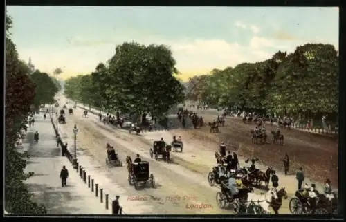AK London, Rotten Row, Hyde Park