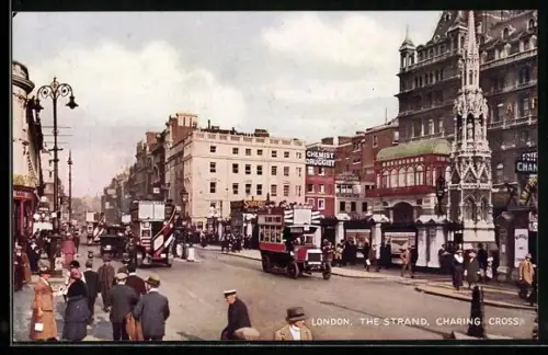 AK London, The Strand, Charing Cross