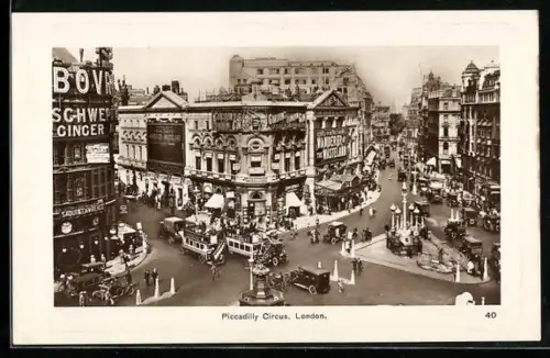 AK London, Piccadilly Circus