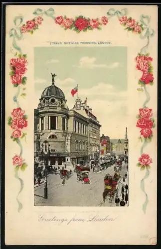 AK London, Strand, shewing widening