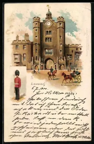 Künstler-AK London, St. James` Palace