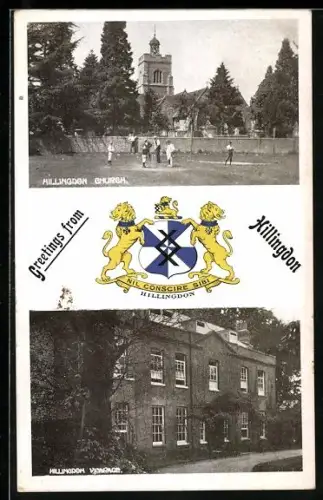 AK Hillingdon, Church, Vicarage