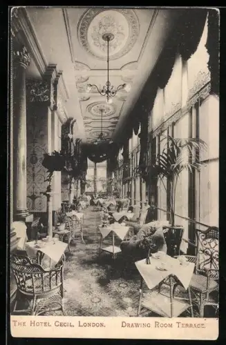 AK London, The Hotel Cecil, Drawing Room Terrace