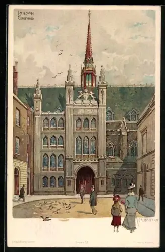 Künstler-AK London, Guildhall