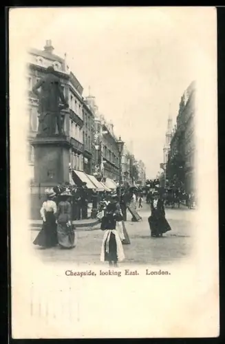 AK London, Cheapside, looking East