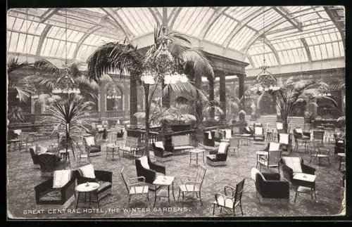AK London, Great Central Hotel, The Winter Gardens
