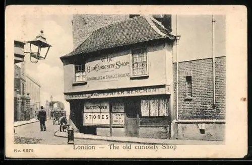 AK London, The Old Curiosity Shop immortalized by Charles Dickens