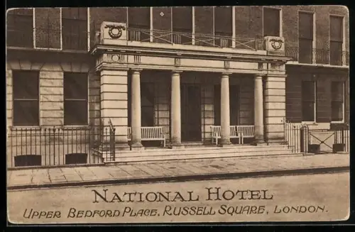 AK London, National Hotel, Upper Bedford Place, Russell Square