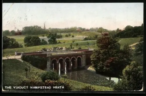 AK Hampstead, The Viaduct within the heath