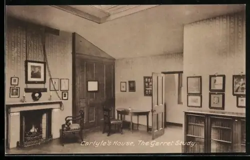 AK London, Carlyle`s House, The Garret Study
