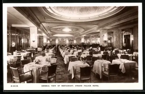 AK London, Strand Palace Hotel, General view of the restaurant