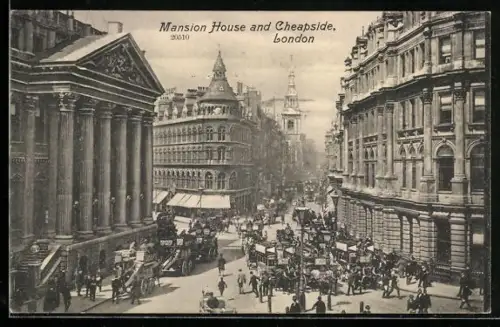 AK London, Mansion House and Cheapside