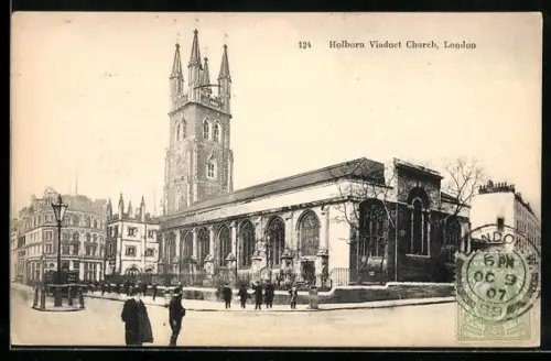 AK London, Holborn Viaduct Church