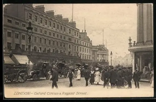 AK London, Oxford Circus and Regent Street