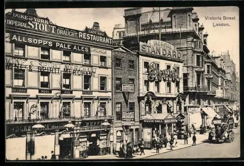 AK London, Victoria Street, The Royal Standard, Music Hall
