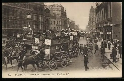 AK London, Corner of Tottenham Court Road