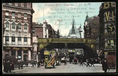 AK London, Ludgate Hill