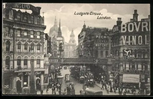 AK London, Ludgate Circus