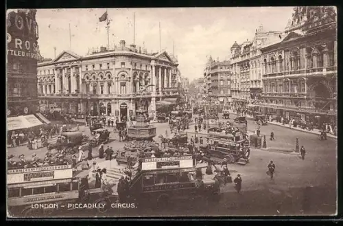 AK London, Piccadilly Circus