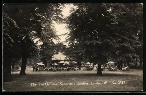 AK London, Kensington Gardens, The Tea Gardens