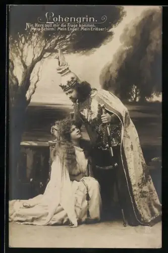 AK Lohengrin, Nie Herr, soll mir die Frage kommen...