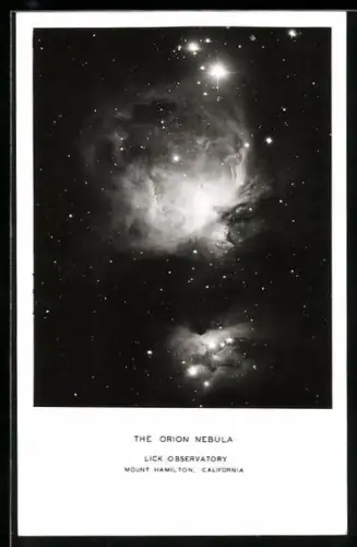 AK Mount Hamilton, California, Lick Observatory, The Orion Nebula