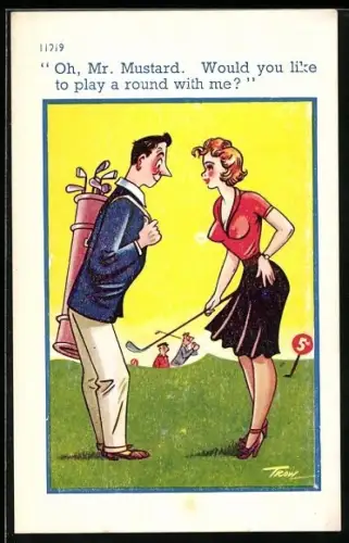 AK Oh, Mr. Mustard, Paar beim Golf