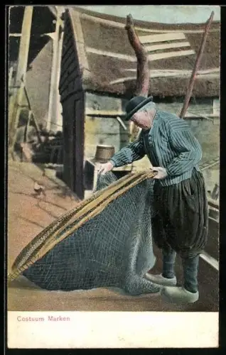 AK Fischer mit seinem Netz