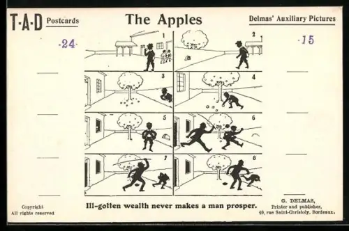 AK T-A-D Delmas Auxiliary Pictures, The Apples, Sprachunterricht