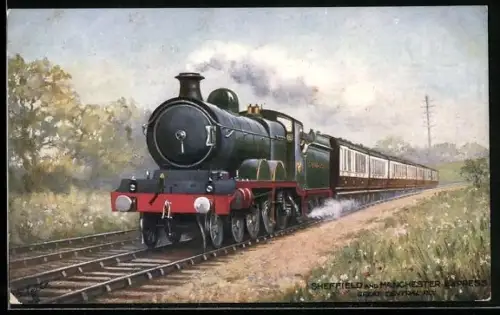 AK Sheffield and Manchester Express, Great Central Rly, englische Eisenbahn