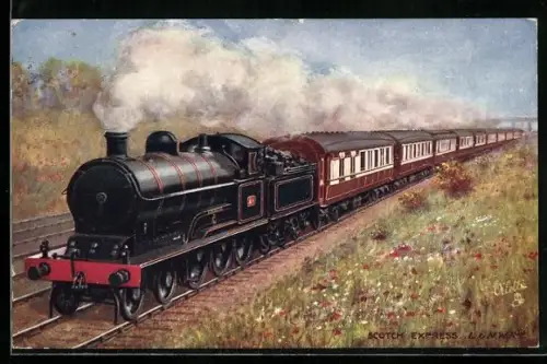 AK Famous Expresses, Scotch Express, Schottischer Schnellzug