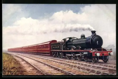 AK Famous Expresses, Corridor Express, Britische Eisenbahn