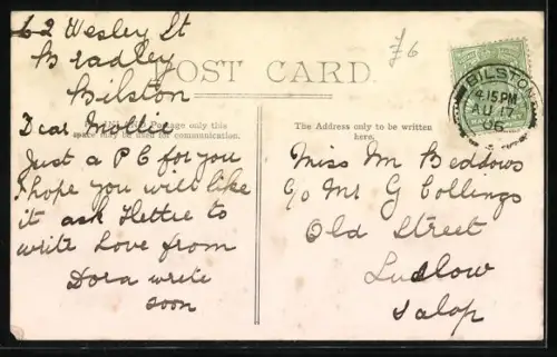 AK Wolverhampton, Lichfield Street with Tramway, Strassenbahn