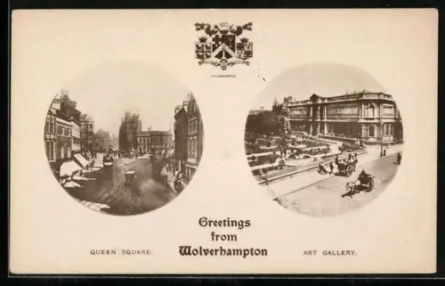 AK Wolverhampton, Queen Square, Art Gallery