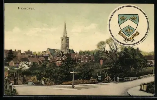 AK Halesowen, General View with Church