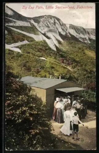 AK Folkestone, Little Switzerland, Zig Zag Path