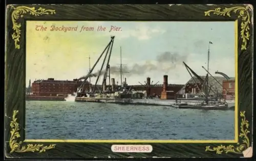 AK Sheerness, Dockyard from the Pier
