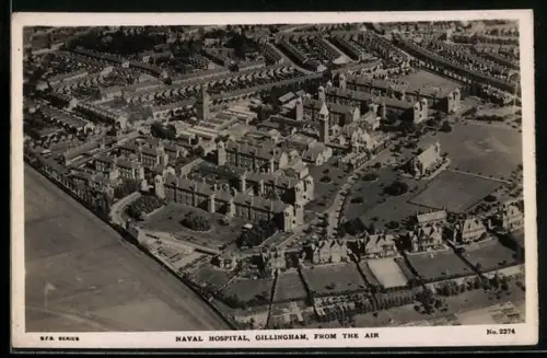 AK Gillingham, Naval Hospital from the air