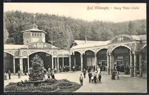 AK Bad Wildungen, Georg Viktor-Quelle