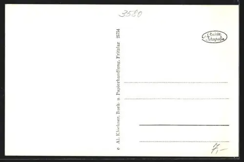 AK Fritzlar, Marktplatz mit Rolandsbrunnen