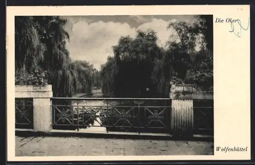 AK Wolfenbüttel, Brücke über die Oker
